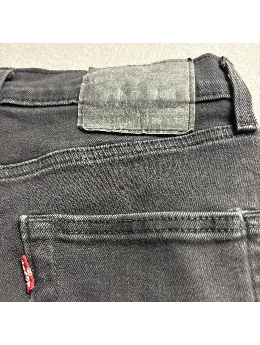 Levis 511 Slim Fit Black Jeans Mens 29x32 WaterLess Stretch Denim